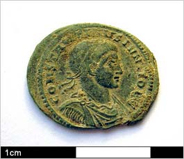Bronze coin of Constantine II