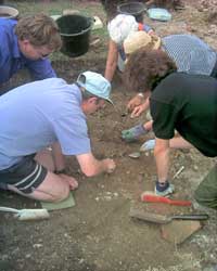 excavating the tessalated floor