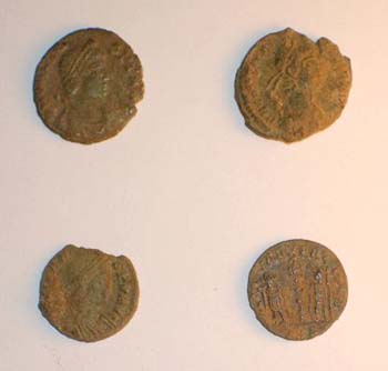 Coins - late 4th century