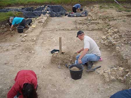 View of north corridor looking towards stokeroom