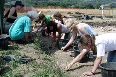 Students at open day