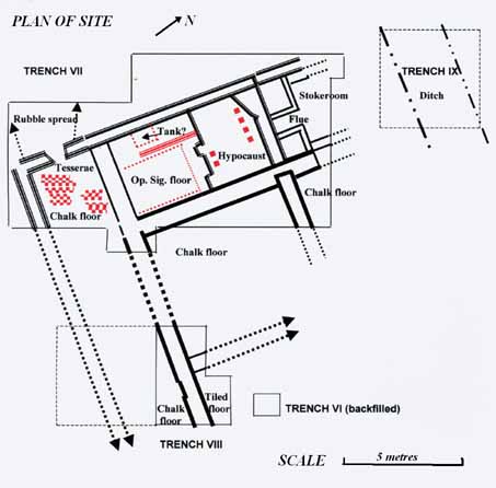 diagram of phase 2 trenches