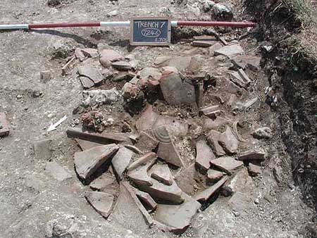 Tiles over tessellated floor