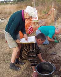 recording a small find